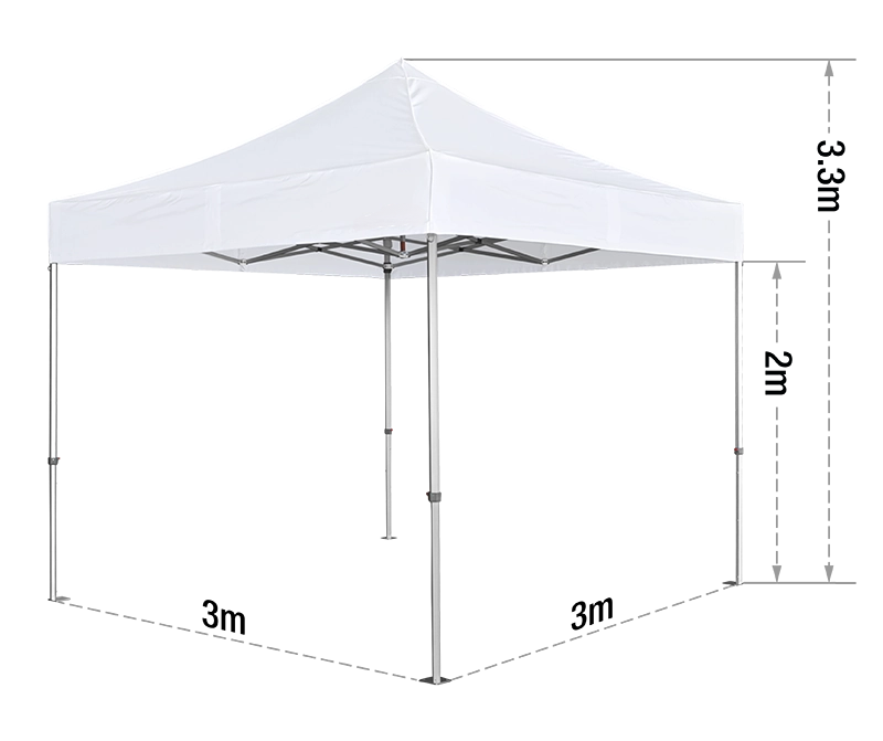 3m x 3m Heavy Duty Gazebo PRO HD50