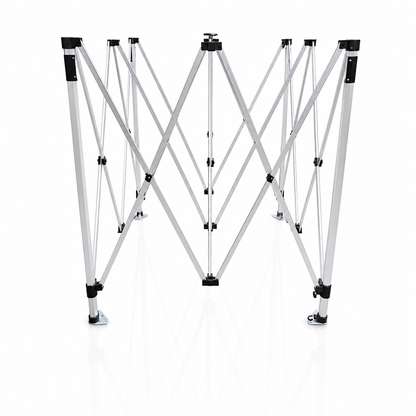 Partially opened 3m x 3m heavy duty gazebo PRO HD40 40mm aluminium frame