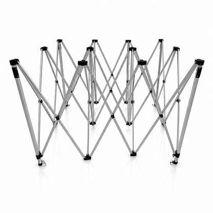 Partially opened 3m x 4.5m heavy duty gazebo PRO HD40 40mm aluminium frame