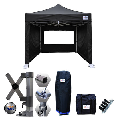 3m x 3m Heavy Duty Gazebo PRO HD50 - With Sidewalls