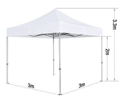 3m x 3m Heavy Duty Gazebo PRO HD50