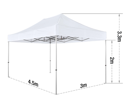 3m x 4.5m Heavy Duty Gazebo PRO HD40 - With Sidewalls