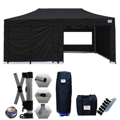 3m x 6m Heavy Duty Gazebo PRO HD40 - With Sidewalls