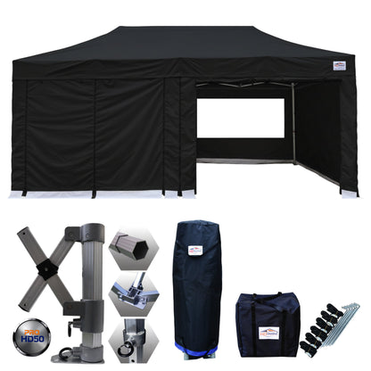 3m x 6m Heavy Duty Gazebo PRO HD50 - With Sidewalls