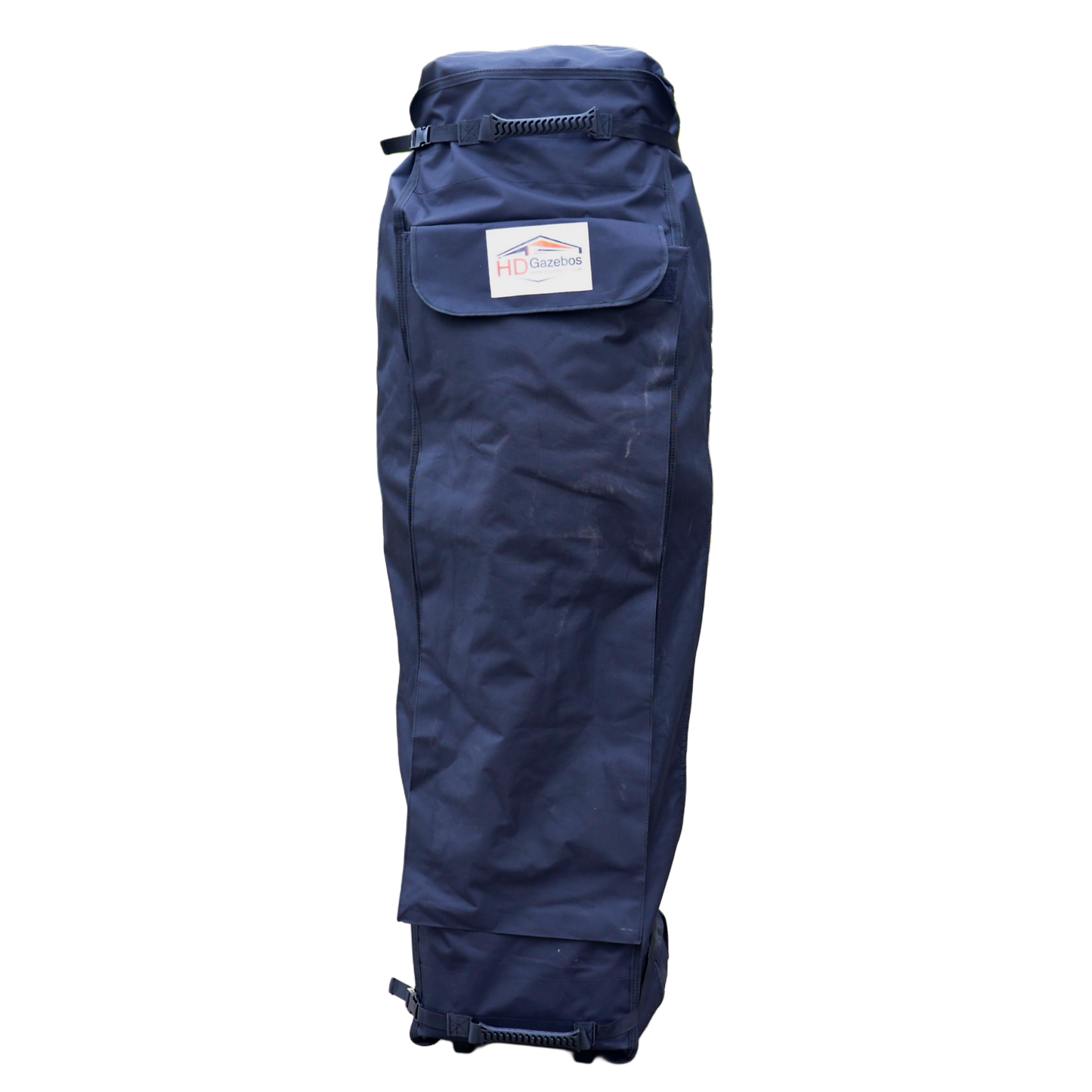 Black heavy duty wheeled gazebo bag with a visible brand logo on a white background