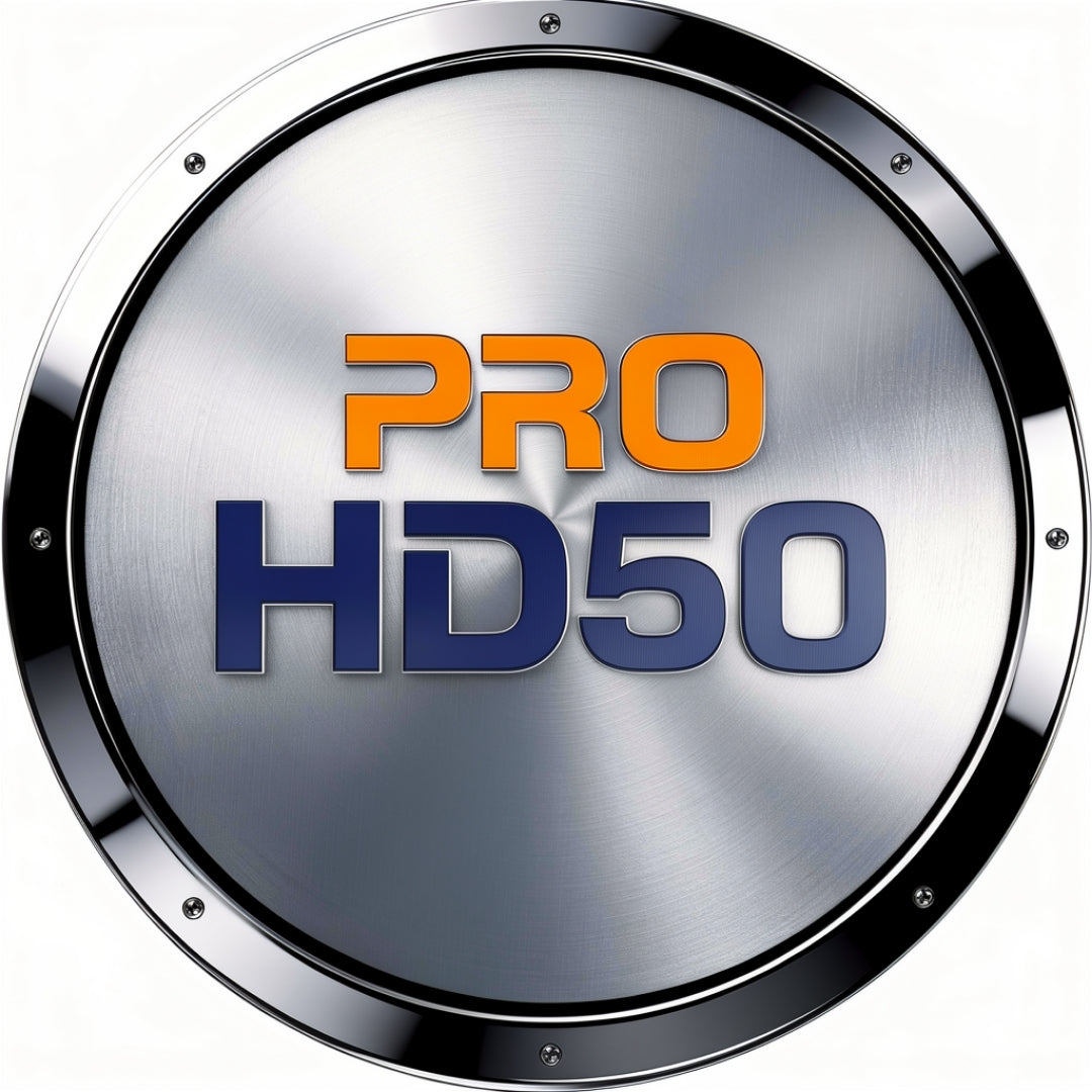 PRO HD50 heavy duty gazebo range emblem